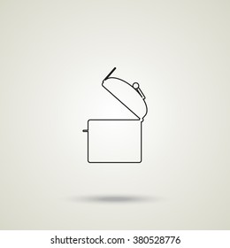 Chest open icon.