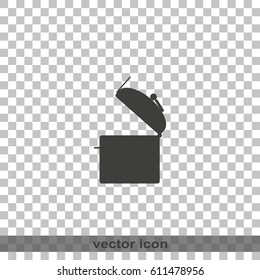 Chest open icon.