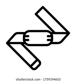 Chest Strap Symbol Icon Vector