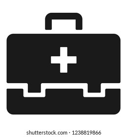 Chest suitcase icon