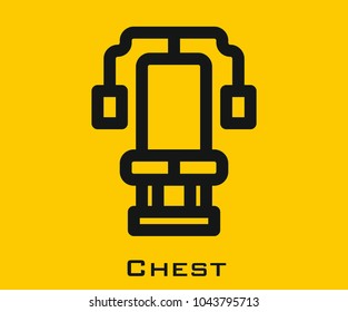 Chest vector icon