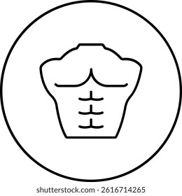 Chest vector icon. Can be used for printing, mobile and web applications.