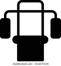 Chest Vector illustration on a transparent background.Premium quality symmbols.Glyphs vector icon for concept and graphic design.
