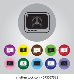 chest X-ray icon