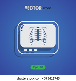 chest X-ray icon