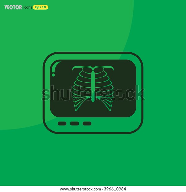 Chest Xray Icon Stock Vector (Royalty Free) 396610984 | Shutterstock