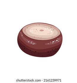 Chestnut is clean without peel. Half. Useful natural product.
