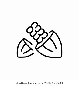 chestnut detailed icon sign vector