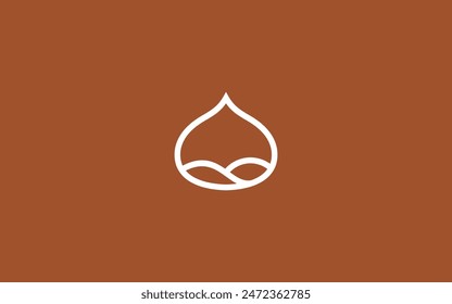 chestnut logo vector illustration design template