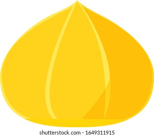 Chestnut vector illustration, autumn taste