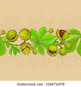 chestnut vector pattern