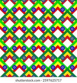 chevron arrow pattern of ethiopia flag. geometric background. vector illustration