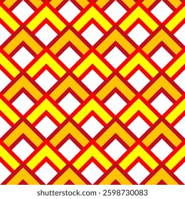 chevron arrow pattern of spain flag. geometric background. vector illustration