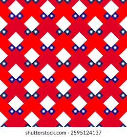 chevron arrow pattern of taiwan flag. geometric background. vector illustration