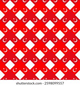 chevron arrow pattern of turkey flag. geometric background. vector illustration