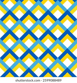 chevron arrow pattern of ukraine flag. geometric background. vector illustration