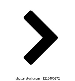 Chevron arrow pointing rightward