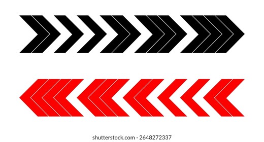 Chevron arrow sign indicate direction arrow icon pointer road sign arrowhead next forward stripes army military symbol