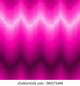Chevron background. Vector zig zag ethnic pattern gradient magenta colour.