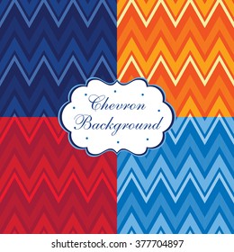 Chevron backgrounds suitable for gift wrap, wrapping paper, wallpaper 