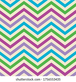 Chevron Beautiful Colours Pattern Design