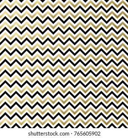 Chevron Black White Gold Pattern Herringbone Stock Vector (Royalty Free ...