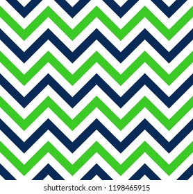 Chevron blue green decorative seamless pattern background 