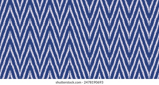 Chevron blue white slash detail , Ethnicity botanical fashion colorful drawing beautiful textile ornamental ogee endless ornament seamless trendy endless pattern illustration stripe vector print 