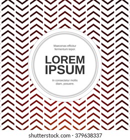Chevron cover design. Blurred textured abstract background template. Pattern brochure, flyer background.