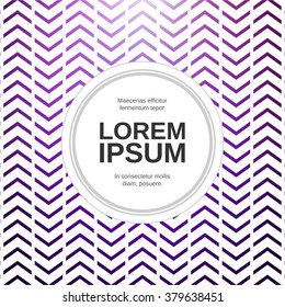 Chevron cover design. Blurred textured abstract background template. Pattern brochure, flyer background.