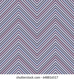 Chevron diagonal stripes abstract background. Seamless pattern with classic geometric ornament. Zigzag horizontal lines wallpaper. Digital paper, textile print, page fill. Vector art