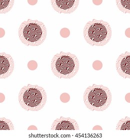 Chevron dots  symmetric pattern