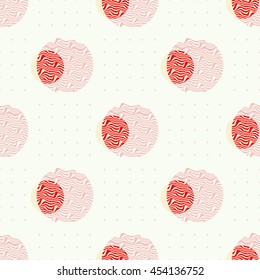 Chevron dots  symmetric pattern