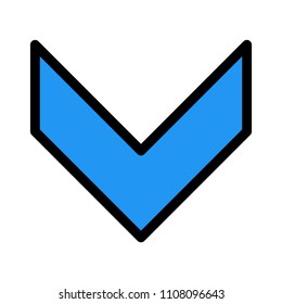 Chevron Down Direction