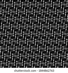 Chevron fabric texture. Wool textile fabric with black and white thread. Decorative graphics.