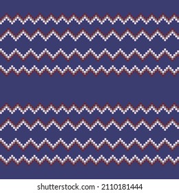 Chevron fair isle seamless pattern design for knitwear, fashion textile, graphics