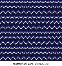 Chevron fair isle nahtloses Musterdesign für Strickwaren, Modetextilien, Grafiken