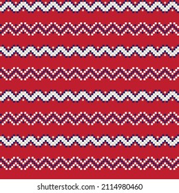 Chevron fair isle diseño de patrones sin fisuras para ropa de cama, textiles de moda, gráficos