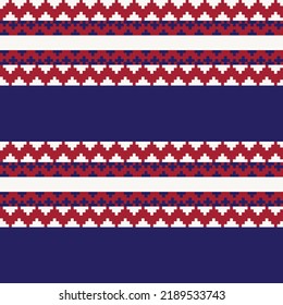 Chevron fair isle nahtloses Musterdesign für Strickwaren, Modetextilien, Grafiken