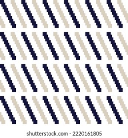 Chevron fair isle nahtloses Musterdesign für Strickwaren, Modetextilien, Grafiken