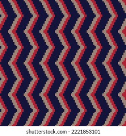 Chevron fair isle diseño de patrones sin fisuras para ropa de cama, textiles de moda, gráficos