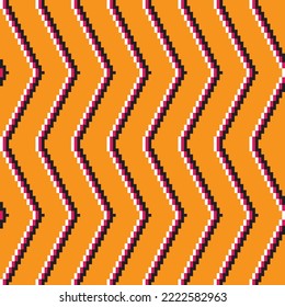 Chevron fair isle seamless pattern design for knitwear, fashion textile, graphics
