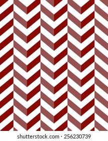 Chevron geometric pattern in retro colors, seamless vector background