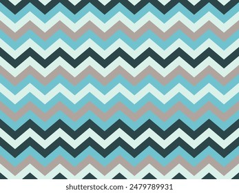 Chevron geometric vector seamless pattern. Zig zag fabric print. Chevron abstract repeating pattern. Scrapbook striped geometry. Carpet ornament.