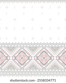 Chevron, geometry,Thai traditional ethnic tribal, Native American, Cultural  vector textile fabric, silk illustration design.