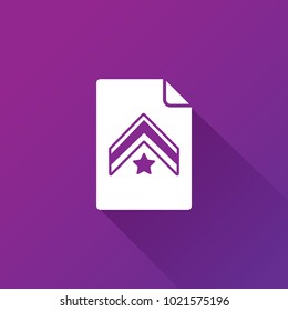 chevron icon. army sign