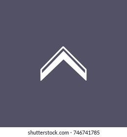 Chevron icon. army sign