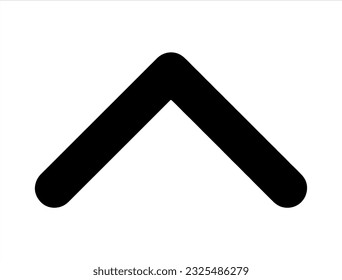 Chevron Icon Silhouette vector Art