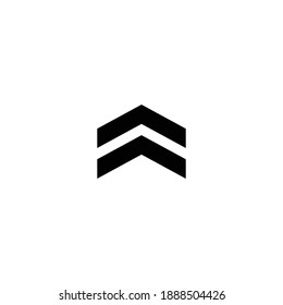 Chevron Icon Vector Sign Symbol 