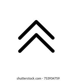 Chevron Icon,vector illustration. Flat design style. vector chevron icon illustration isolated on White background, chevron icon Eps10. chevron icons graphic design vector symbols.